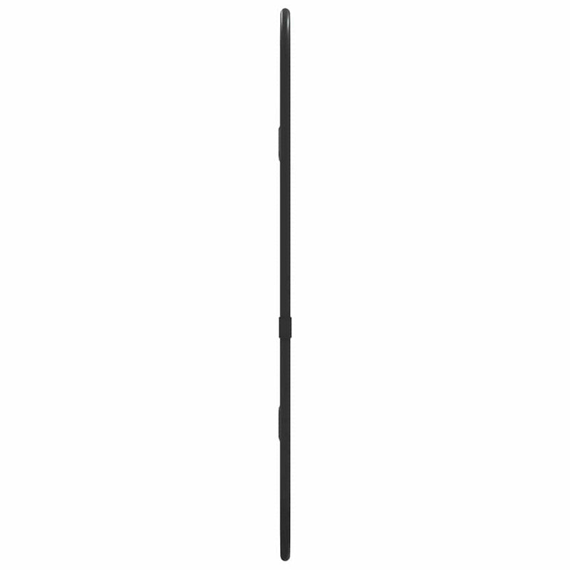 vidaXL fekete ovális falitükör 40x15 cm
