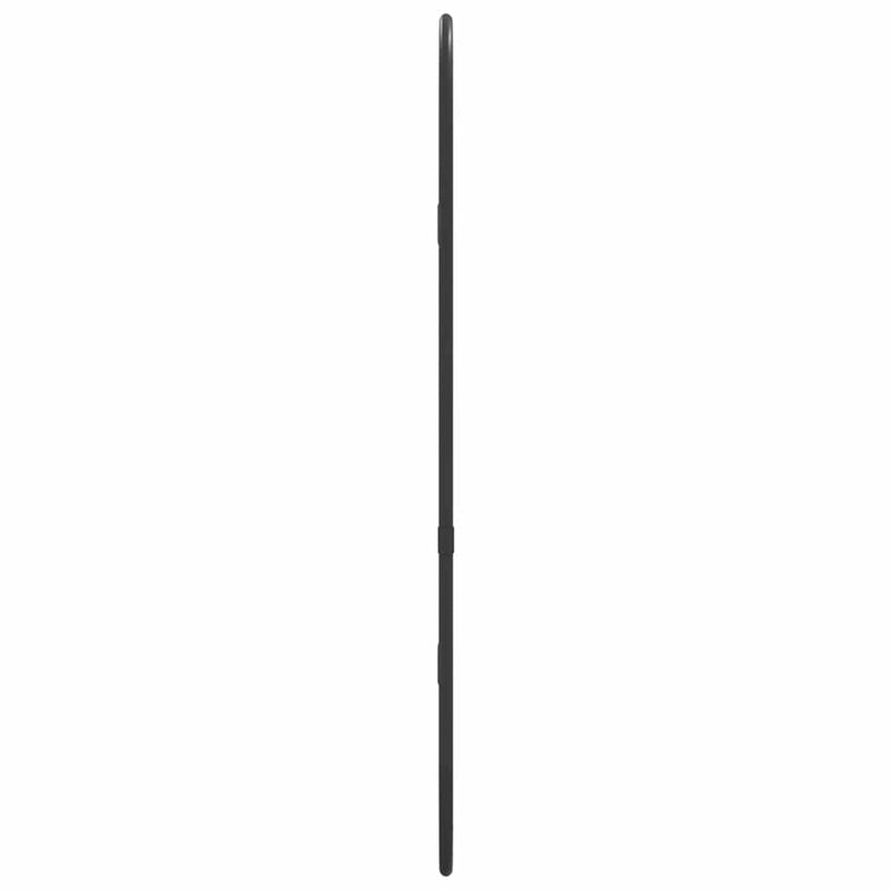 vidaXL fekete ovális falitükör 50x20 cm