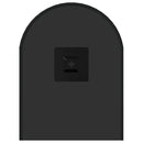 vidaXL fekete ovális falitükör 50x20 cm