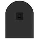 vidaXL fekete ovális falitükör 60x25 cm