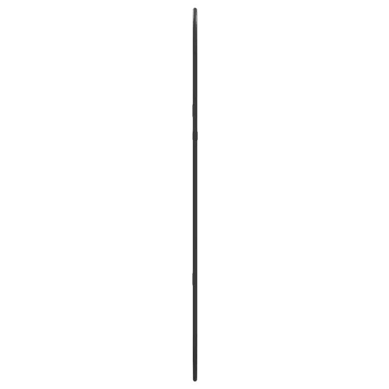 vidaXL fekete ovális falitükör 70x30 cm