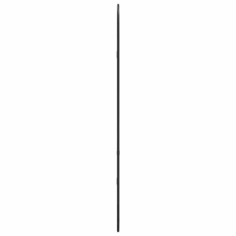 vidaXL fekete ovális falitükör 80x35 cm