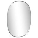 vidaXL ezüstszínű falitükör 30x25 cm