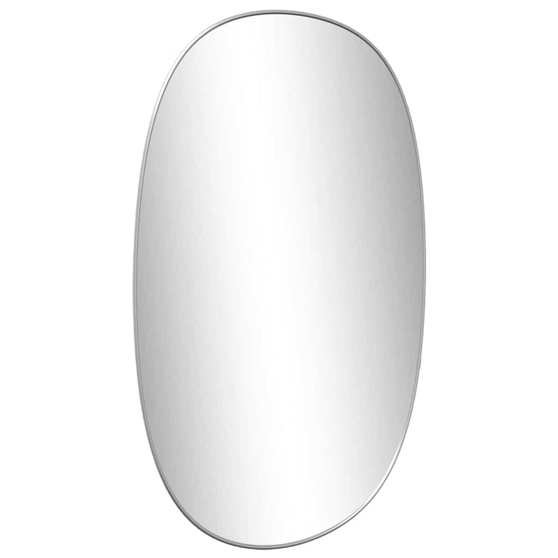 vidaXL ezüstszínű falitükör 70x45 cm
