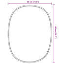 vidaXL aranyszínű falitükör 40x30 cm