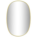 vidaXL aranyszínű falitükör 50x35 cm