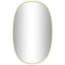 vidaXL aranyszínű falitükör 70x45 cm
