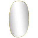 vidaXL aranyszínű falitükör 80x50 cm