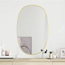 vidaXL aranyszínű falitükör 80x50 cm