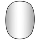 vidaXL fekete falitükör 30x25 cm