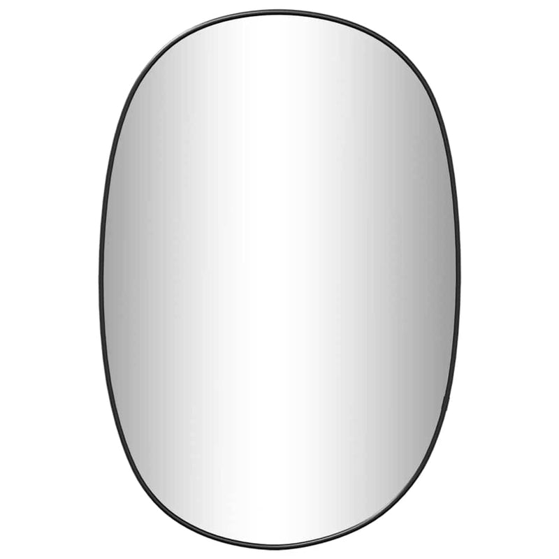 vidaXL fekete falitükör 50x35 cm