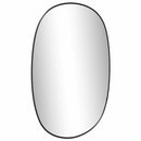 vidaXL fekete falitükör 50x35 cm