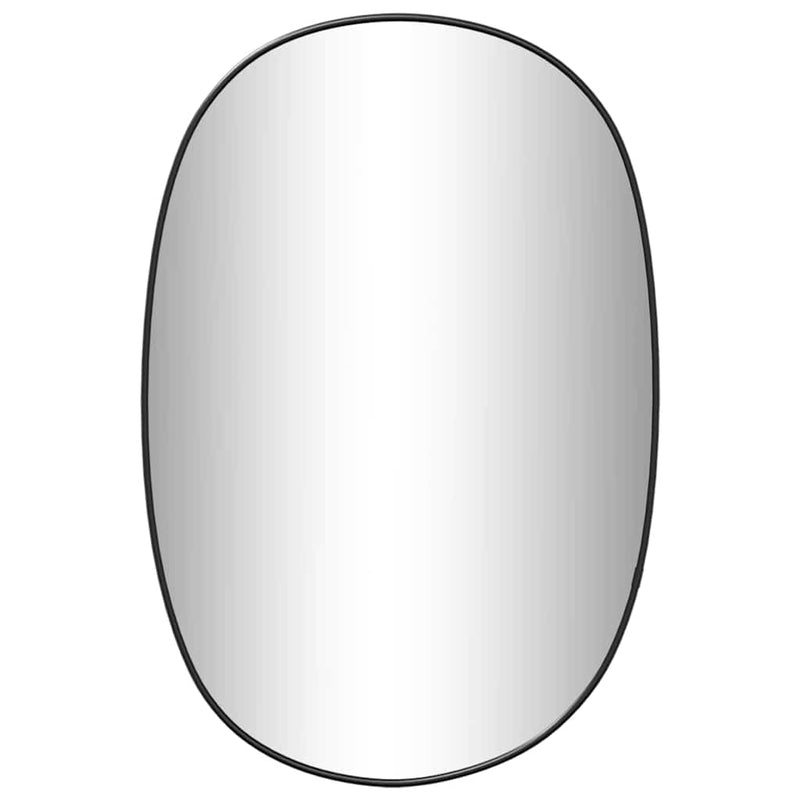 vidaXL fekete falitükör 60x40 cm