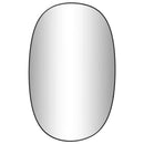 vidaXL fekete falitükör 70x45 cm