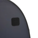 vidaXL fekete falitükör 70x45 cm