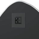 vidaXL ezüstszínű falitükör 60x50 cm