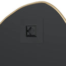 vidaXL aranyszínű falitükör 60 x 50 cm