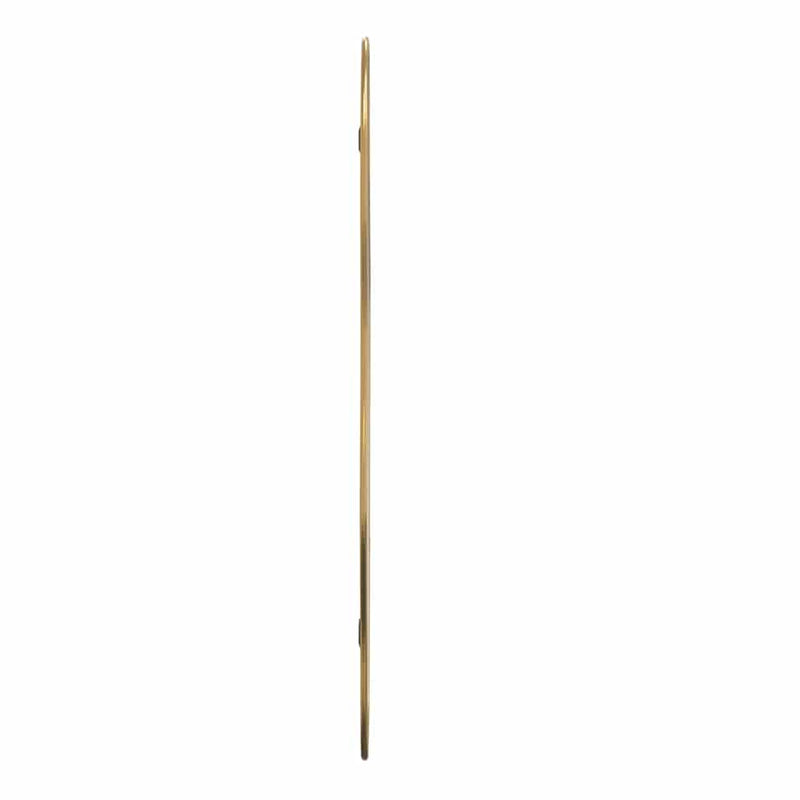 vidaXL aranyszínű falitükör 60x25 cm