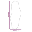 vidaXL aranyszínű falitükör 60x25 cm