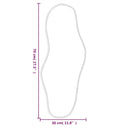 vidaXL aranyszínű falitükör 70x30 cm