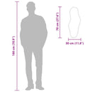 vidaXL aranyszínű falitükör 70x30 cm