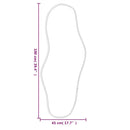 vidaXL aranyszínű falitükör 100x45 cm