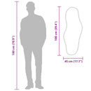 vidaXL aranyszínű falitükör 100x45 cm