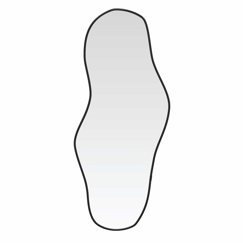 vidaXL fekete falitükör 60x25 cm
