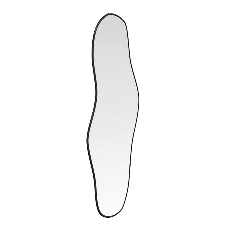 vidaXL fekete falitükör 60x25 cm