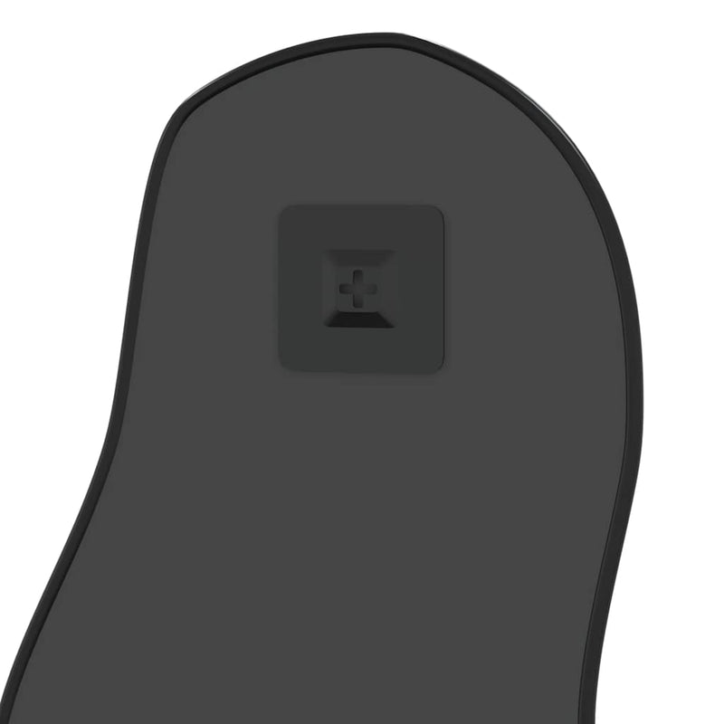 vidaXL fekete falitükör 60x25 cm
