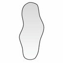 vidaXL fekete falitükör 80x35 cm