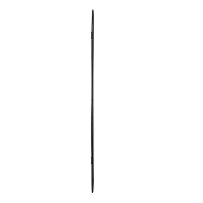 vidaXL fekete falitükör 90x40 cm