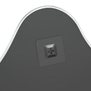 vidaXL ezüstszínű falitükör 60x50 cm