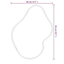 vidaXL aranyszínű falitükör 50x40 cm