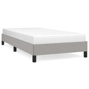 vidaXL világosszürke szövet ágykeret matrac nélkül 80x200 cm