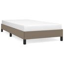 vidaXL tópszínű szövet ágykeret matrac nélkül 100x200 cm