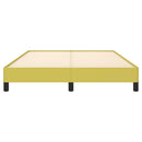 vidaXL zöld szövet ágykeret matrac nélkül 140 x 200 cm