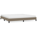vidaXL tópszínű szövet ágykeret matrac nélkül 200 x 200 cm