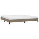 vidaXL tópszínű szövet ágykeret matrac nélkül 200 x 200 cm