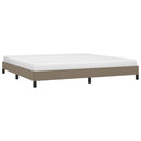 vidaXL tópszínű szövet ágykeret matrac nélkül 200 x 200 cm