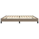 vidaXL tópszínű szövet ágykeret matrac nélkül 200 x 200 cm