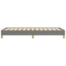 vidaXL sötétszürke szövet ágykeret matrac nélkül 90x190 cm