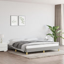 vidaXL világosszürke szövet ágykeret matrac nélkül 180 x 200 cm