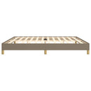 vidaXL tópszínű szövet ágykeret matrac nélkül 200 x 200 cm