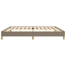 vidaXL tópszínű szövet ágykeret matrac nélkül 200 x 200 cm