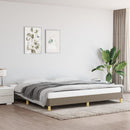 vidaXL tópszínű szövet ágykeret matrac nélkül 200 x 200 cm