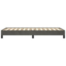 vidaXL sötétszürke bársony ágykeret matrac nélkül 90x190 cm