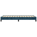 vidaXL sötétkék bársony ágykeret matrac nélkül 90x190 cm