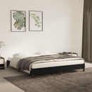 vidaXL fekete bársony ágykeret matrac nélkül 160 x 200 cm