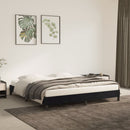 vidaXL fekete bársony ágykeret matrac nélkül 180 x 200 cm